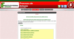 Desktop Screenshot of concursos.ifc.edu.br