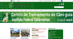 Desktop Screenshot of camboriu.ifc.edu.br